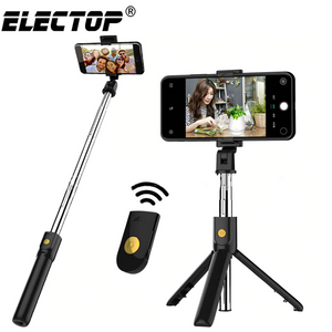 3 in 1 Wireless Bluetooth Selfie Stick with Tripod for iphone/Android/Huawei os