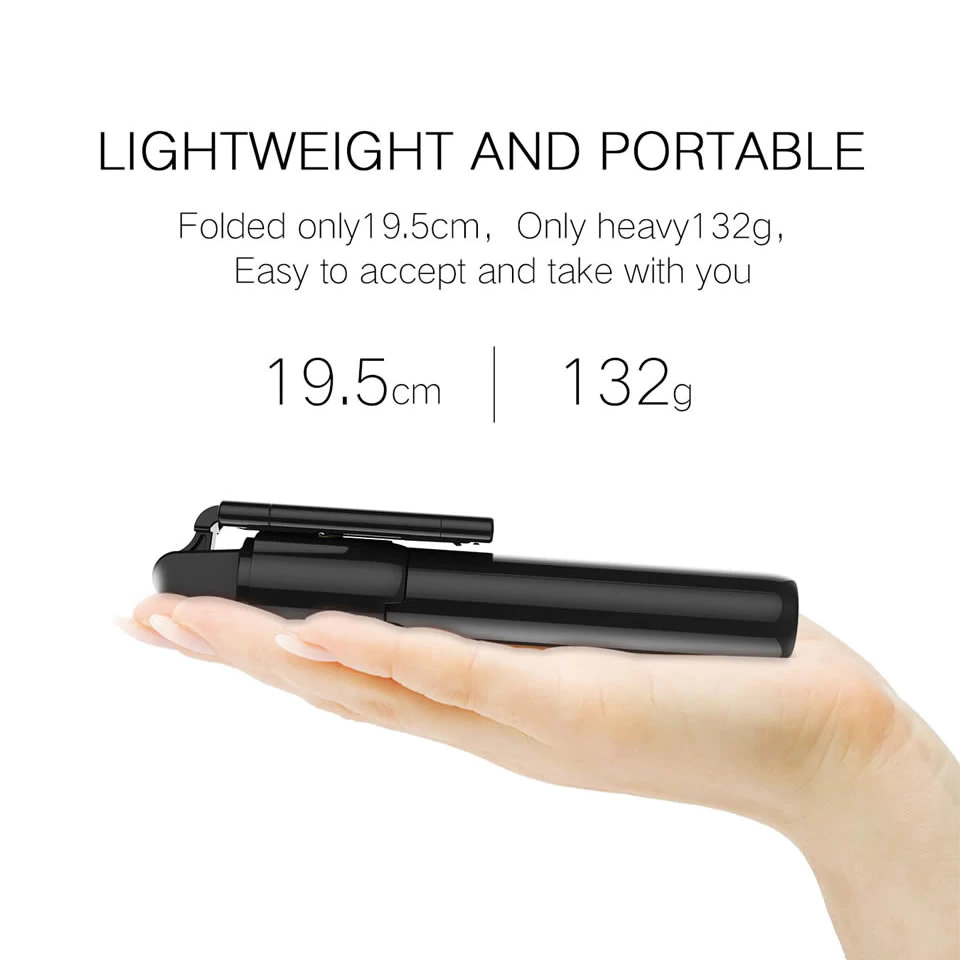 3 in 1 Wireless Bluetooth Selfie Stick with Tripod for iphone/Android/Huawei os