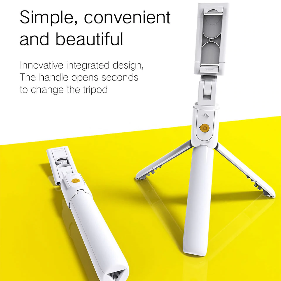 3 in 1 Wireless Bluetooth Selfie Stick with Tripod for iphone/Android/Huawei os