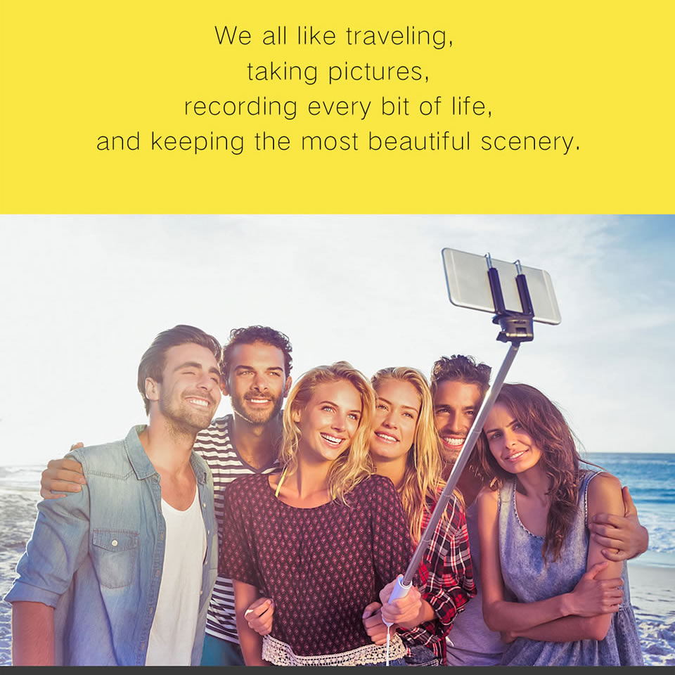 3 in 1 Wireless Bluetooth Selfie Stick with Tripod for iphone/Android/Huawei os