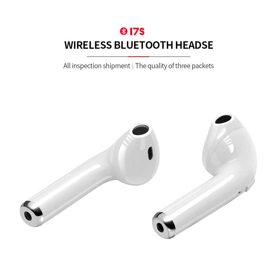 i7s Tws Wireless  Bluetooth Earbuds(Apple Air pod design) with Charging Box