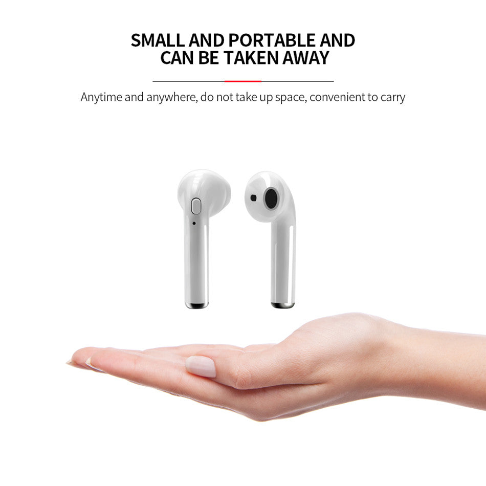 i7s Tws Wireless  Bluetooth Earbuds(Apple Air pod design) with Charging Box