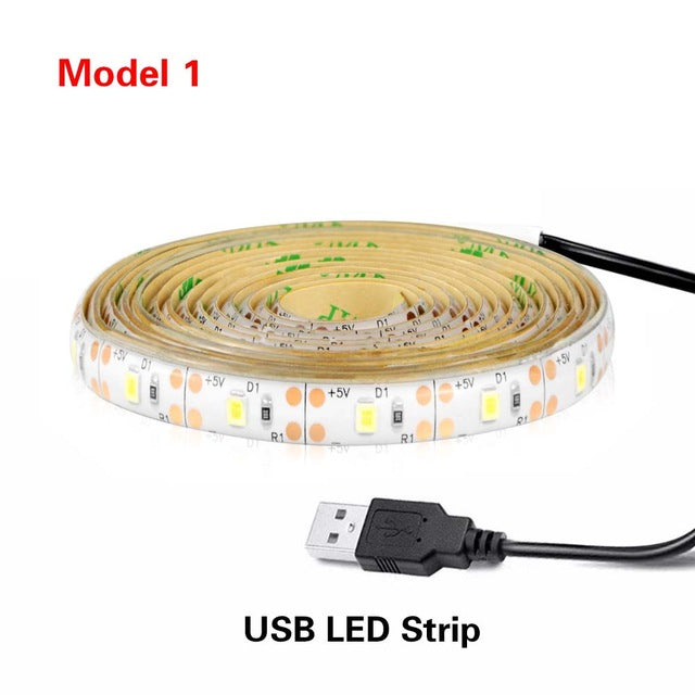 PIR Motion Sensor LED Lights For Kitchen LED Under Cabinet Light Bedside Stairs Wardrobe Night Security Lamp Battery Power Lamp